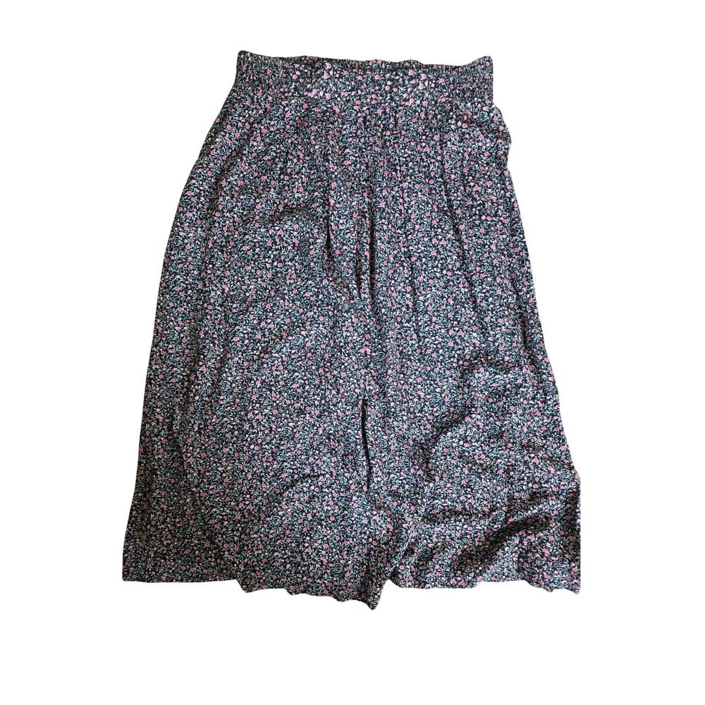 Vintage Norton McNaughton High Waist Floral Midi Skirt S